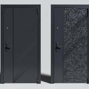 现代单开门3D模型下载